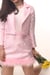 Image of Michelle Silk Blazer Set in Pink