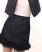 Image of Michelle Silk Blazer Set in Black