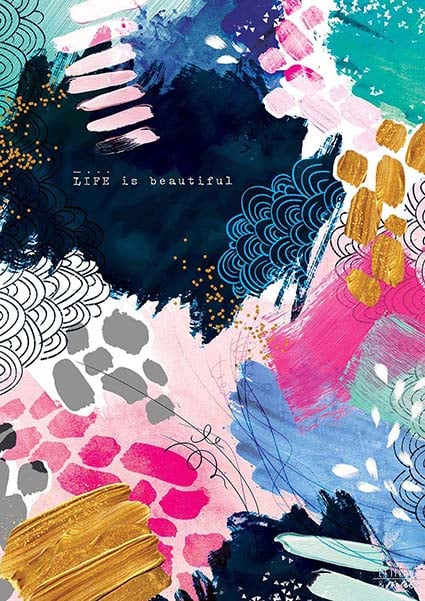 Life is beautiful - Art Print