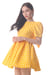 Image of Bella Dress in Yellow Polka Dot