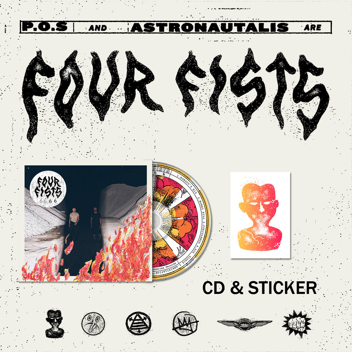 6666 - FOUR FISTS (CD)