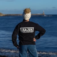 Image 2 of Leazes Sweater - Front & Back Logo - BLACK