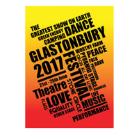 Limited Edition Glastonbury The Greatest Show 2017