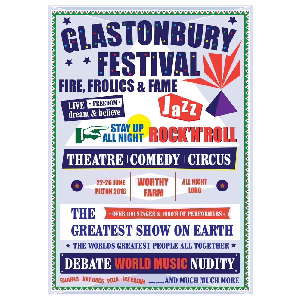 Image of Limited Edition Glastonbury Fun Fun Fun 2016