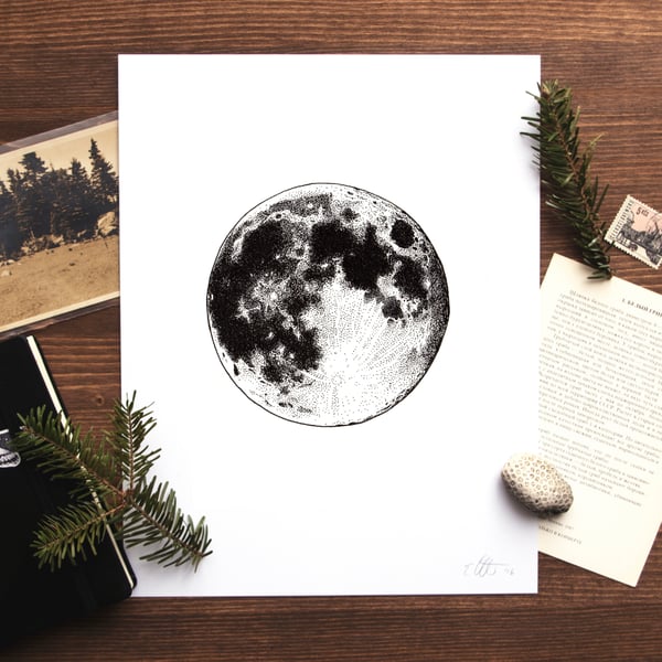 Image of Full Moon Print