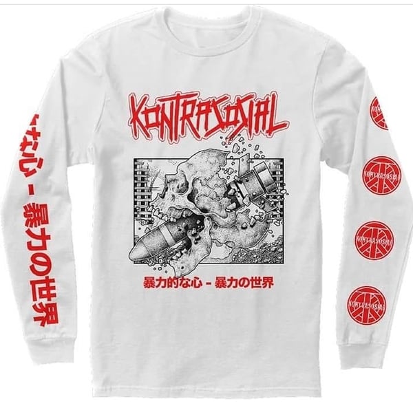 Image of KONTRASOSIAL LONGSLEEVE - VIOLENT WORLD