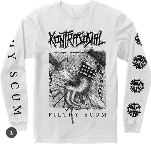 Image of KONTRASOSIAL LONGSLEEVE- FILTHY SCUM