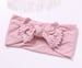 Image of Wide Nylon Pom Pom Bow Headbands- 15 color choices