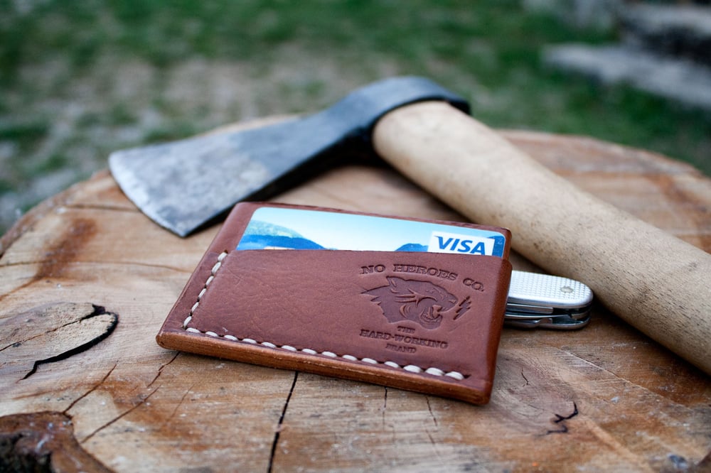 Image of Spruce Goose — "Antique Saddle" Italian Cowhide Leather Wallet