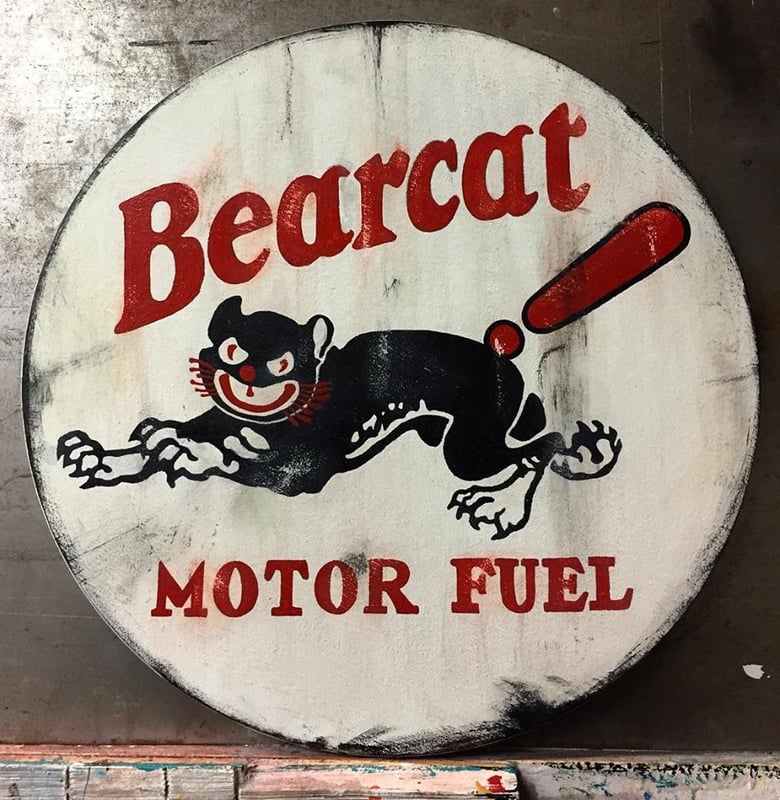 Image of Bearcat Motor Oil (Hand-Painted) 