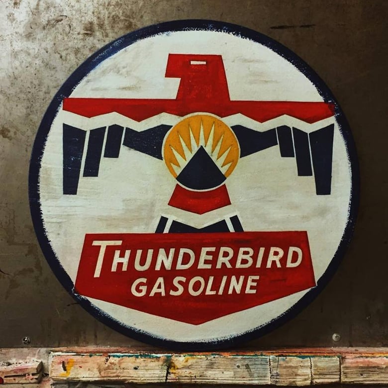 Image of Thunderbird Gasoline (Hand-Painted)