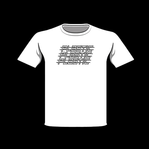 Image of MULTI LOGO PLASTIC WORLD TEE