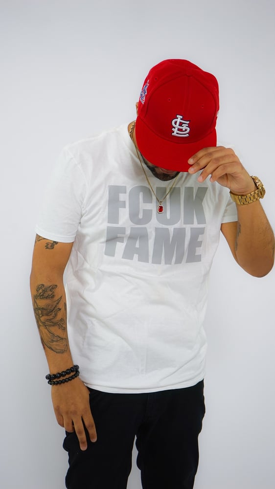 Image of Fcuk Fame White|Grey Tee