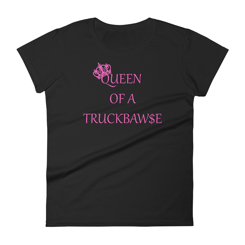 Image of QUEEN OF A TRUCKBAWSE T-SHIRT BLACK