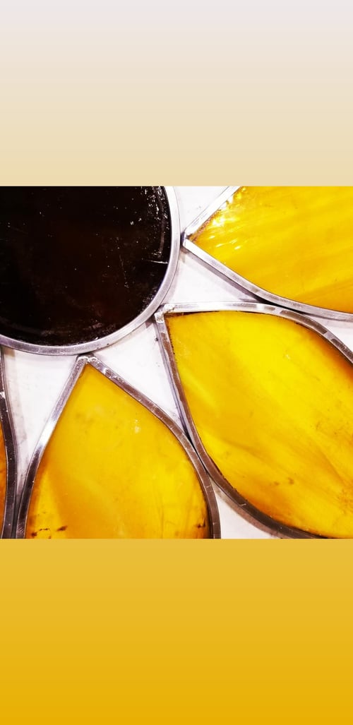 Image of Sunflower-stained glass