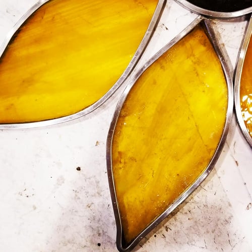 Image of Sunflower-stained glass