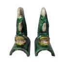 Image of Chinese Roof Tiles: Pair of Koi Fish