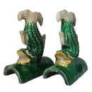 Image of Chinese Roof Tiles: Pair of Koi Fish
