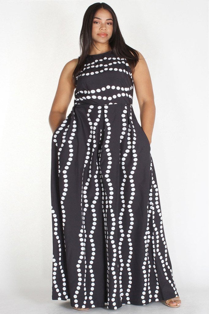Image of 'Connect the Dots' Wide Leg Jumpsuit