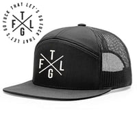 FTLG Black Trucker Style SnapBack 