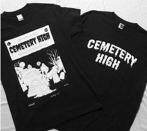 Image of Cemetery High - Creepshow + Goosebumps Shirt Combo (includes free wristband) 