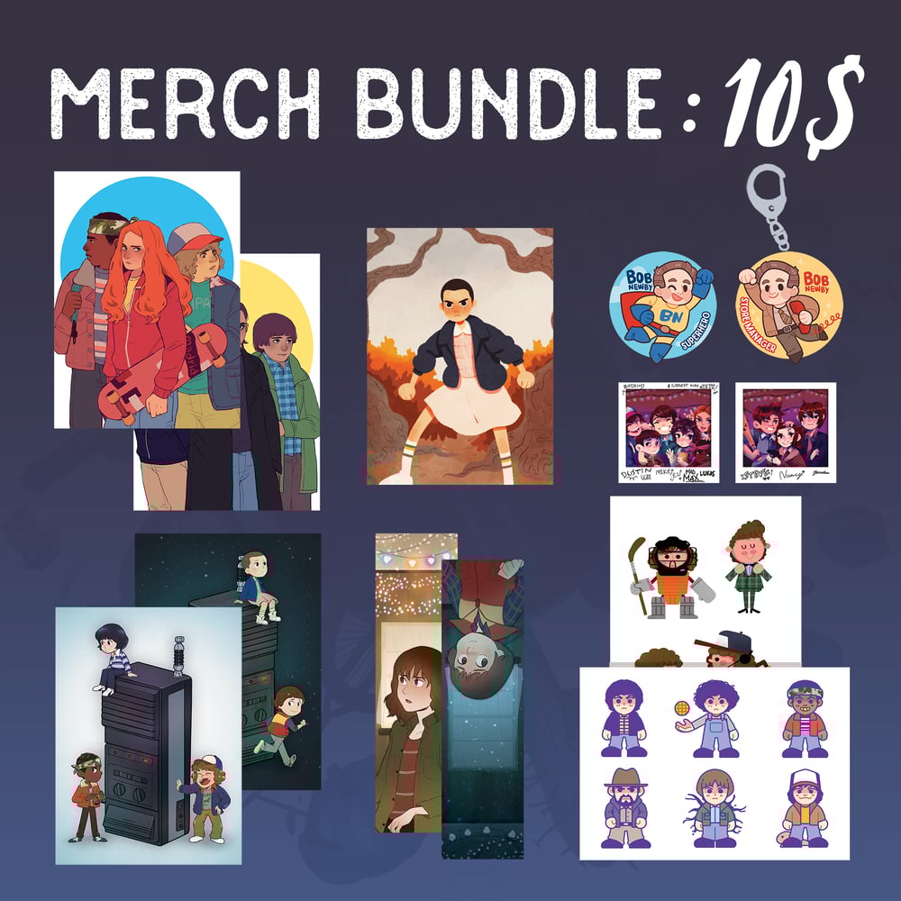 Image of Stranger Things Merch Bundle