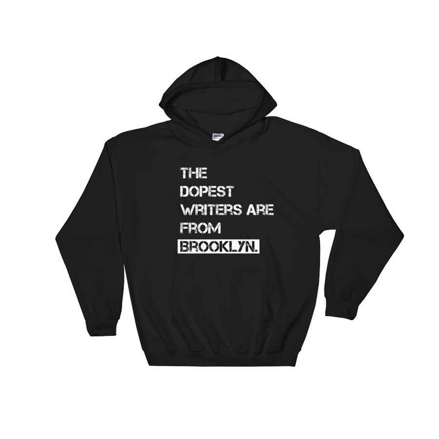 Image of Dopest Writers Brooklyn Black Hoodie