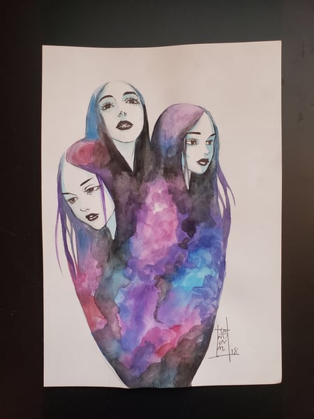 Image of Three Sisters 5"×7"