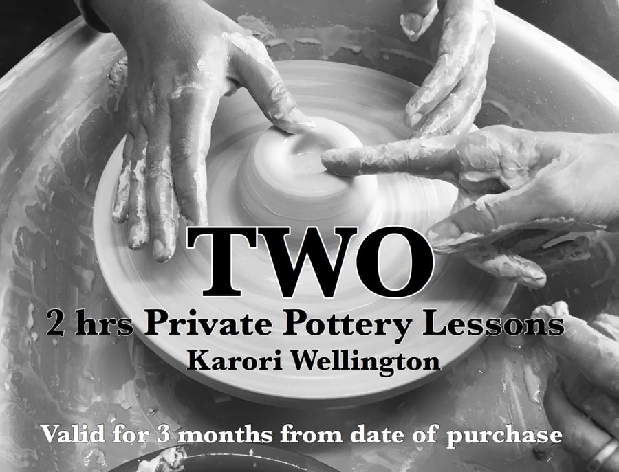 Image of TWO PRIVATE POTTERY LESSONS