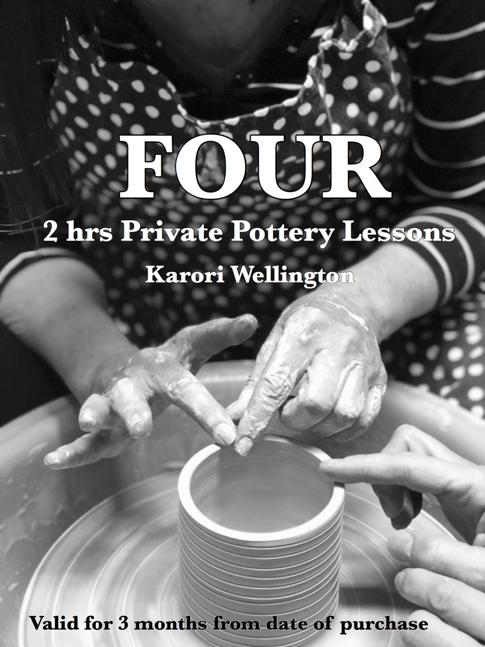 Image of FOUR PRIVATE POTTERY LESSONS