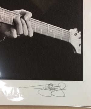 Image of Stevie Ray Vaughan (Oakland, CA, 1989) :: Limited Edition Custom Framed Fine Art Print