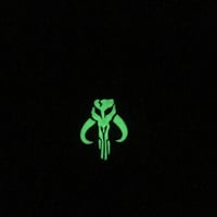 Image 2 of Mandalorian Cat Eye GITD PVC Patch