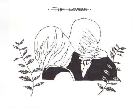 Image of "The Lovers" print