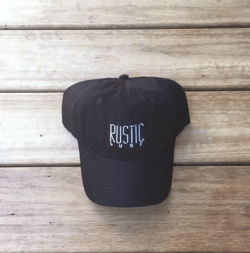 Image of Black strap-back cap