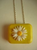 Image of Daisy Chain Miniature Music Box Pendant (Sunshine Yellow)