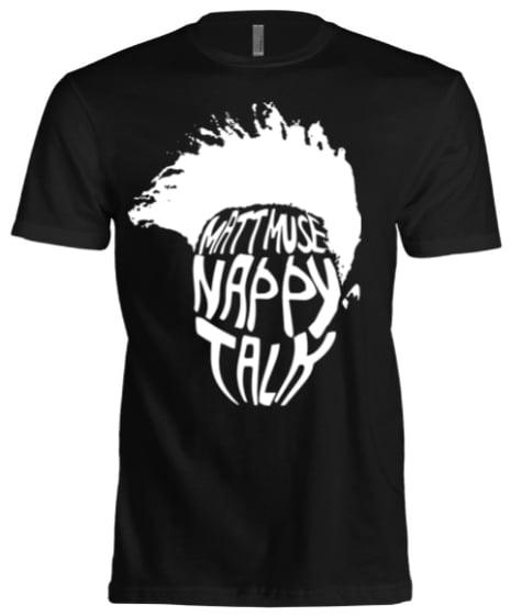 Image of ‘Nappy Talk’ Tee [Black]