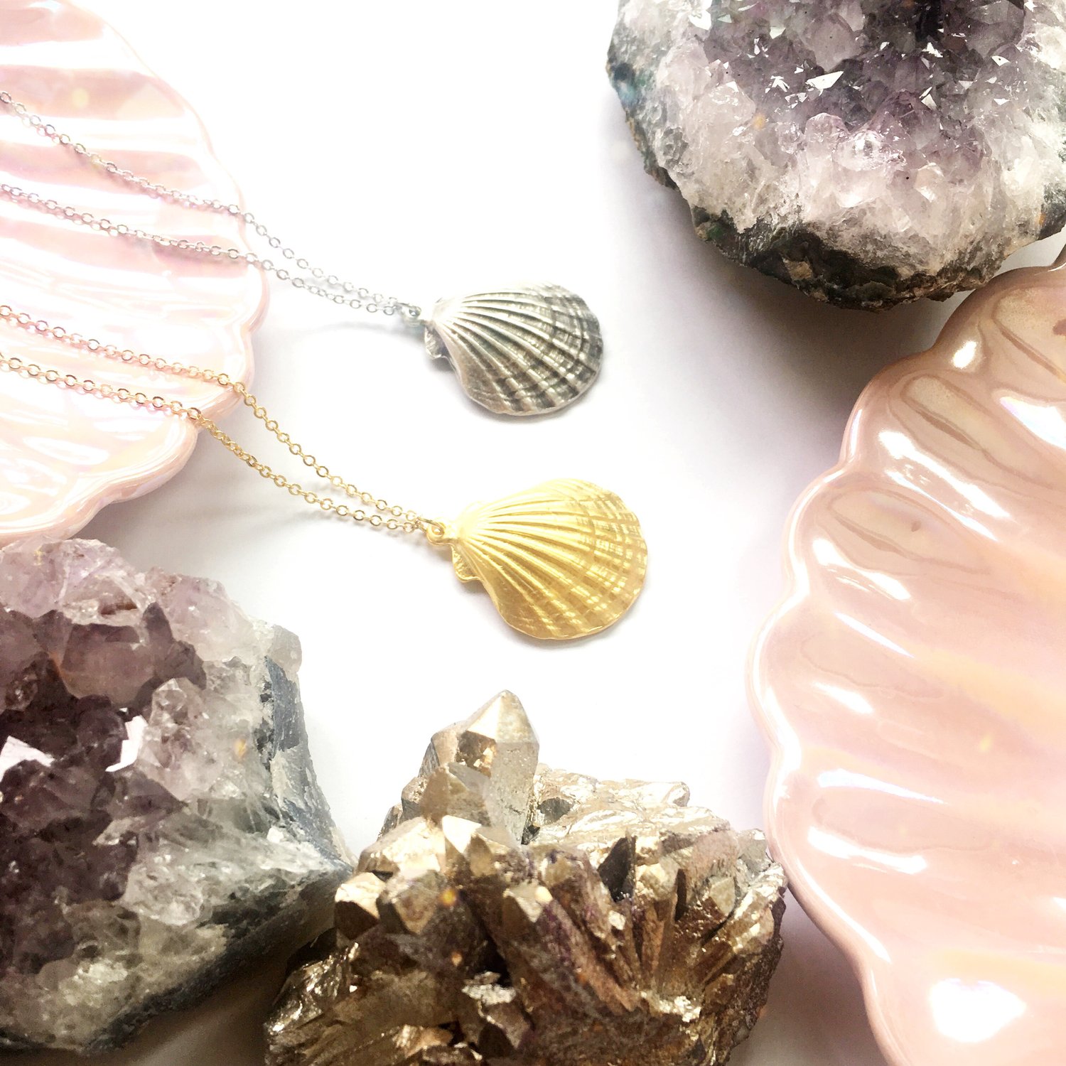 Ariel Shell Necklace - 2 lengths available | The Midnight Deer