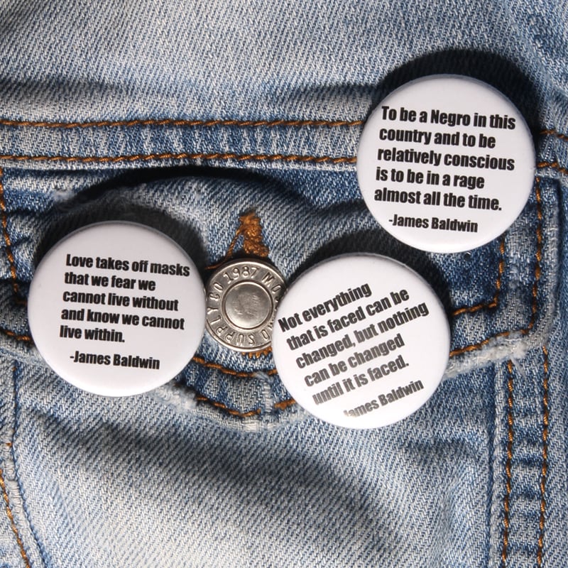Image of James Baldwin Button Pack