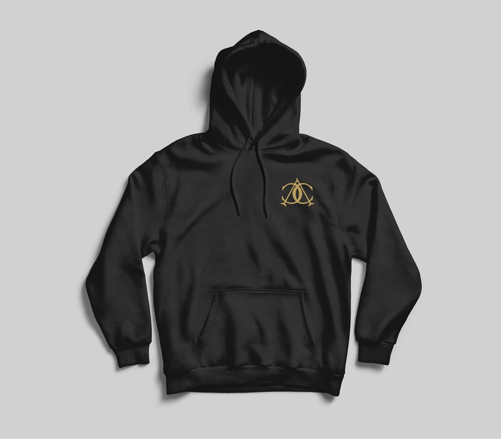 Image of Aone Canvas Gold OG Logo Hoodie