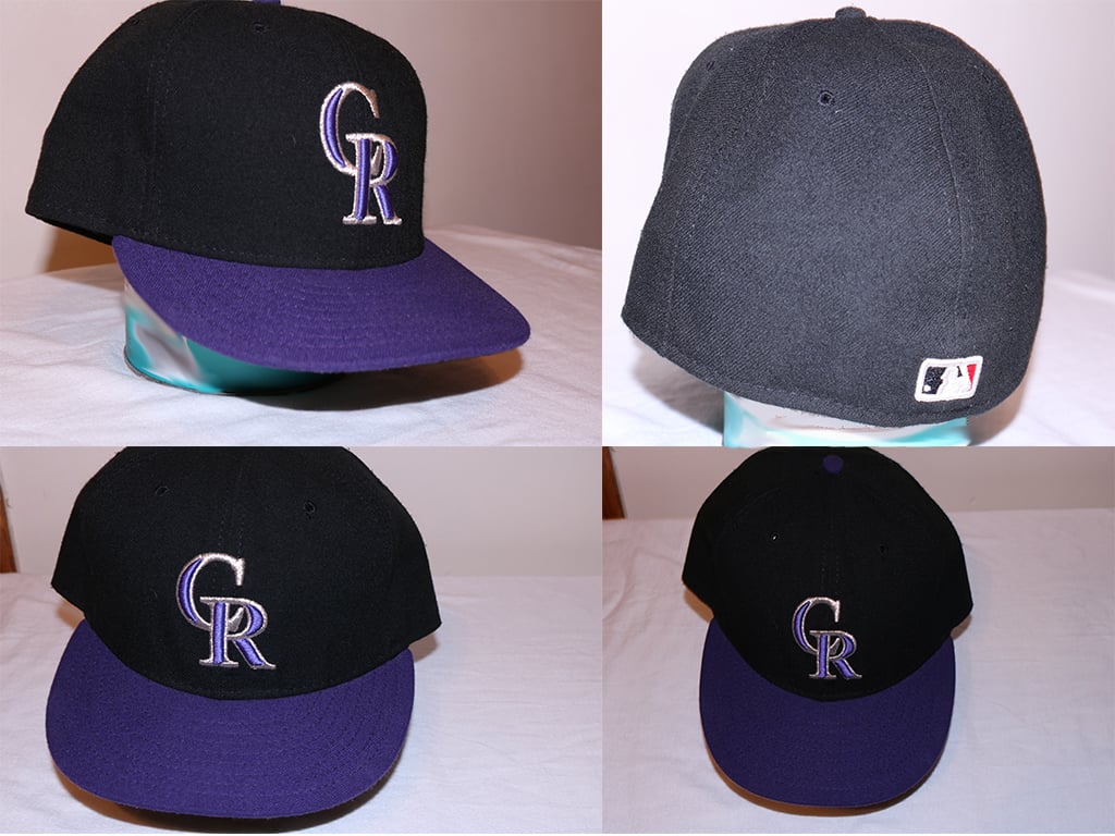 Image of COLORADO FITTED BLACK & PURPLE!