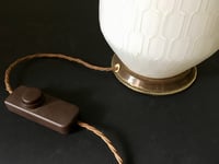 Image 4 of Mid-Century Glass Lamp Base with Three-Way Switch
