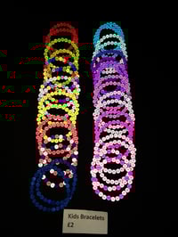 Image 3 of Glow Bead Kids Bracelet
