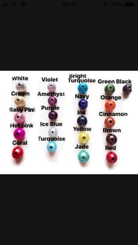 Image 4 of Glow Bead Kids Necklace & Bracelet Sets 