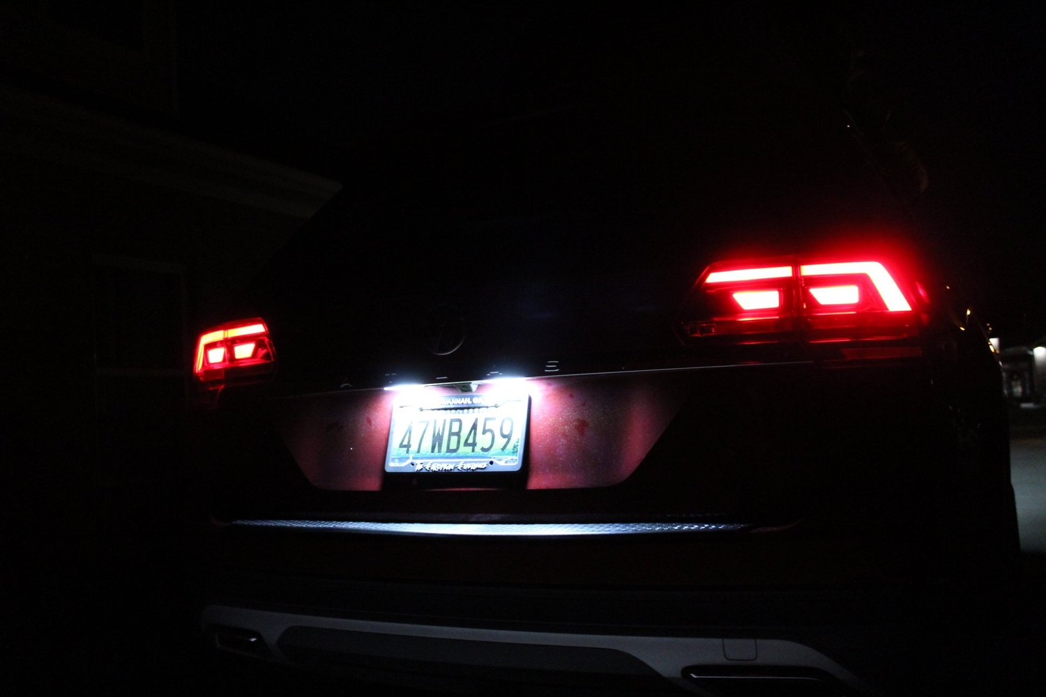 Image of License Plate LED Complete Housing Fits: MKVII 2015+ Volkswagen Sportwagen (GSW) / VW Atlas
