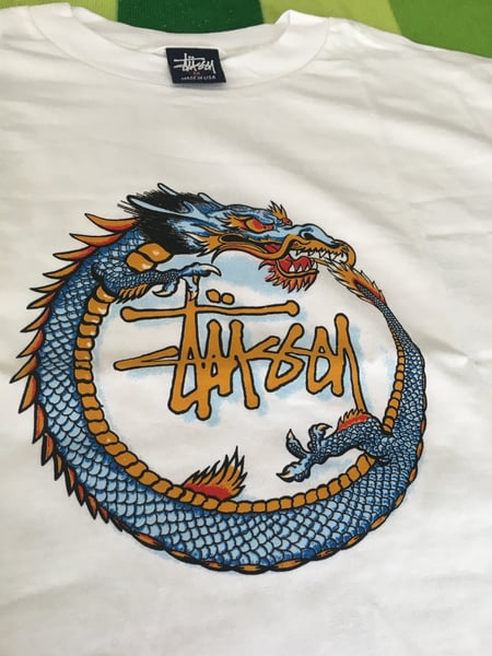 Image of Vintage 90's Stussy Dragon Tee 