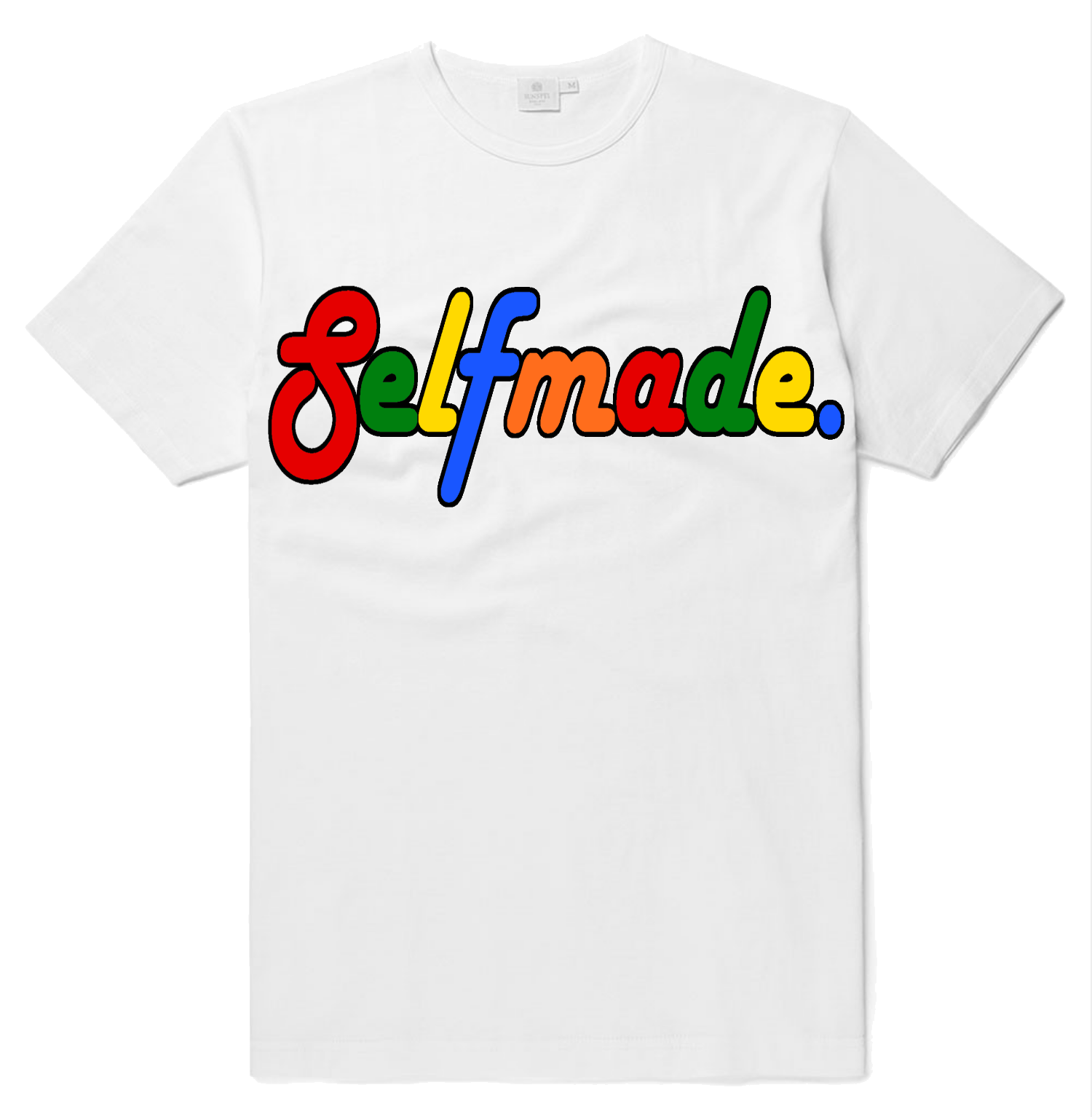 Image of White Multicolor Selfmade Tee