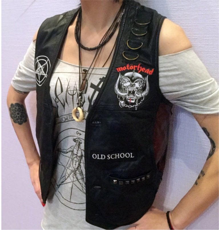 Image of Motorhead Leather Vest