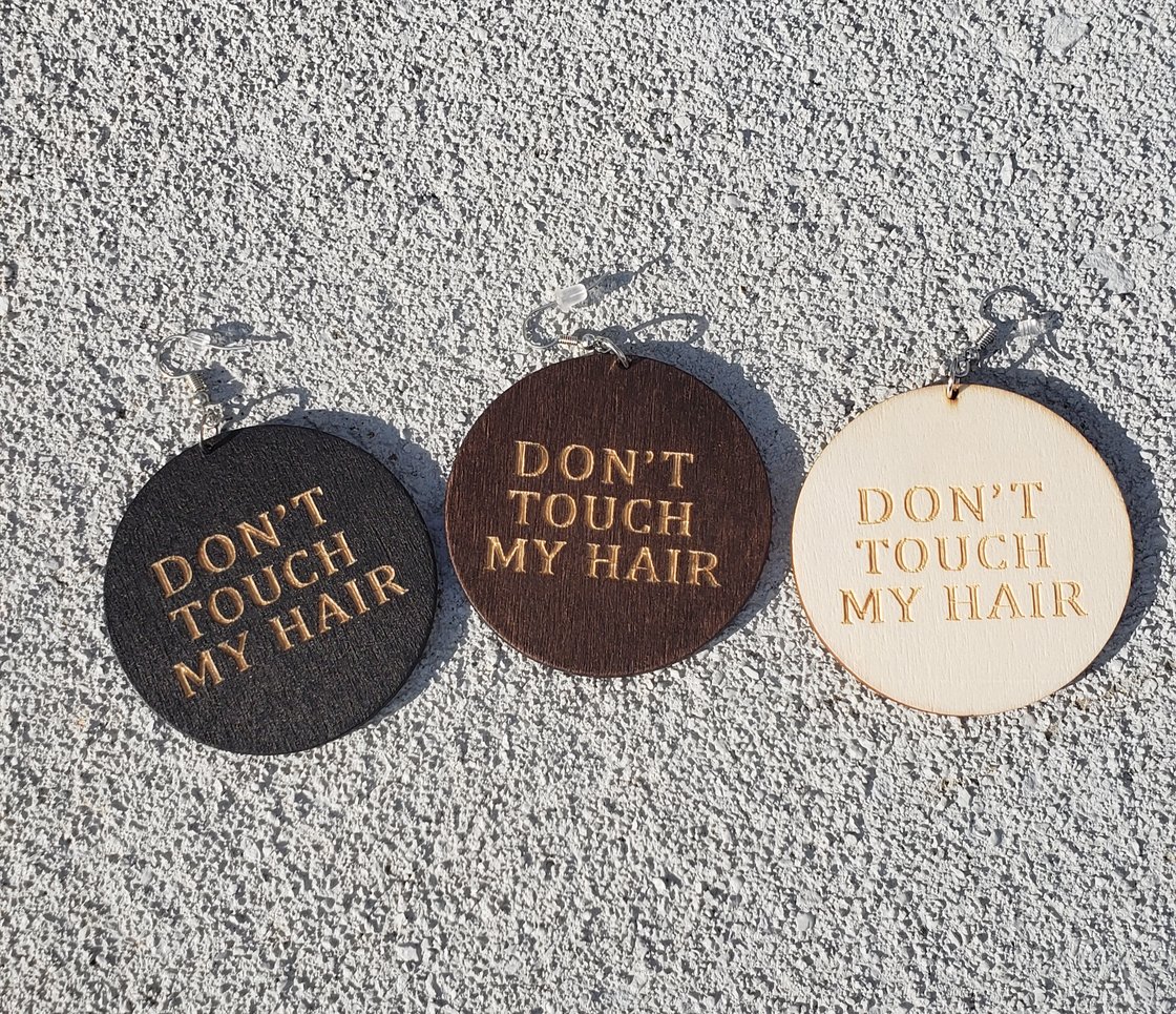 Image of Don't Touch My Hair Earrings