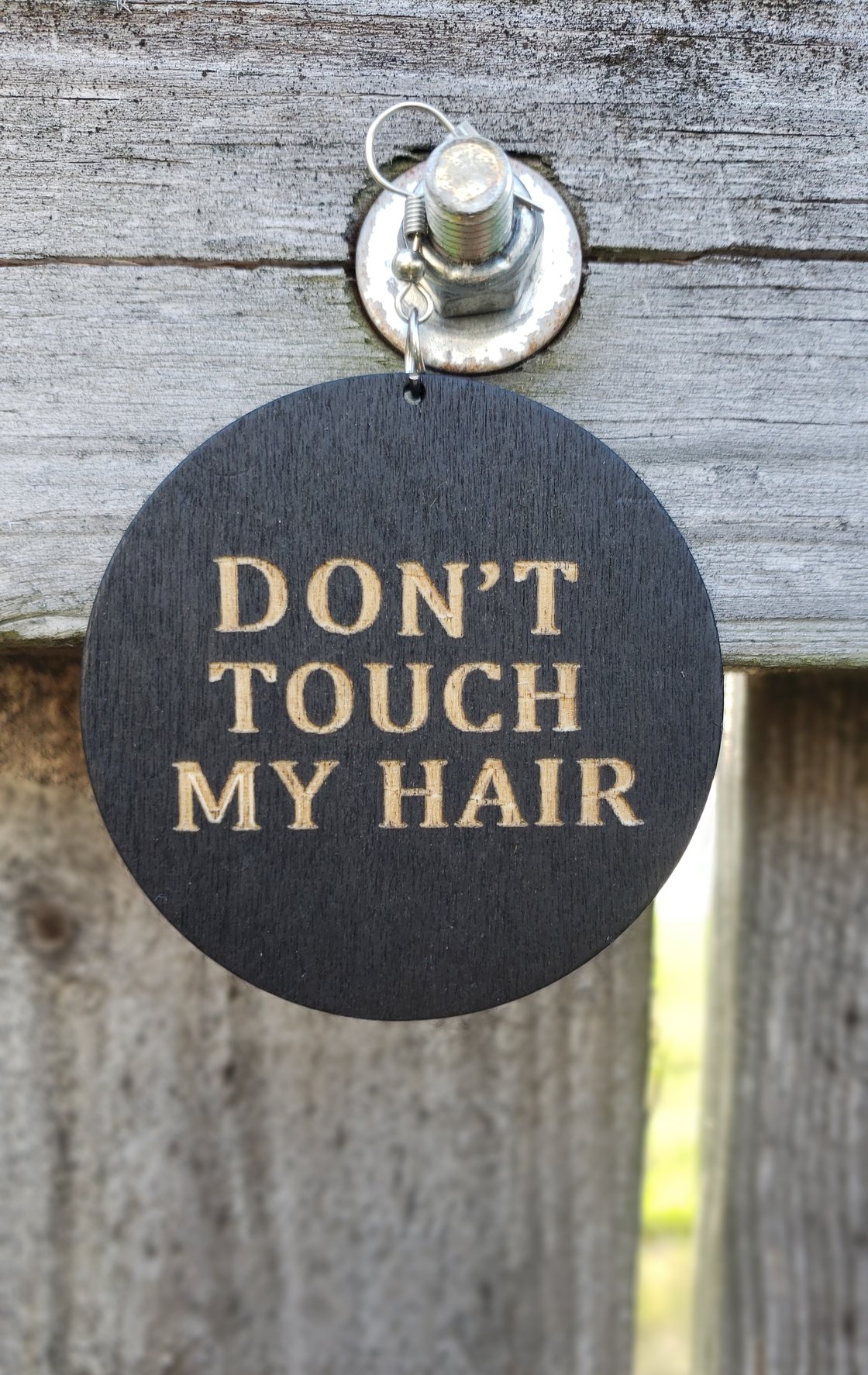 Image of Don't Touch My Hair Earrings