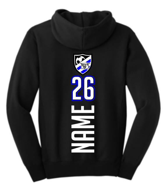 Image of Customized Name & Number - Super Soft Techno Hoodie